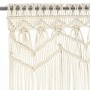 Cortina de macramé algodón 140x240 cm de vidaXL, Cortinas y visillos - Ref: Foro24-323976, Precio: 48,48 €, Descuento: %