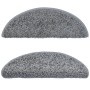 Stair mats 10 units gray 65x25 cm by vidaXL, Stair mats - Ref: Foro24-149799, Price: 46,79 €, Discount: %