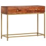 Mesa consola de madera maciza de acacia 100x35x76 cm de vidaXL, Mesas auxiliares - Ref: Foro24-286175, Precio: 141,23 €, Desc...