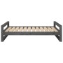 Cama para perros madera maciza de pino gris 105,5x75,5x28 cm de vidaXL, Camas para perros - Ref: Foro24-821489, Precio: 69,99...