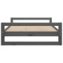 Cama para perros madera maciza de pino gris 105,5x75,5x28 cm de vidaXL, Camas para perros - Ref: Foro24-821489, Precio: 69,99...