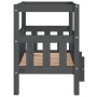 Dog bed solid gray pine wood 65.5x43x70 cm by vidaXL, Beds for dogs - Ref: Foro24-822374, Price: 65,74 €, Discount: %