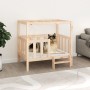 Dog bed solid pine wood 105.5x83.5x100 cm by vidaXL, Beds for dogs - Ref: Foro24-822387, Price: 112,58 €, Discount: %