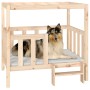 Hundebett aus massivem Kiefernholz 105,5 x 83,5 x 100 cm von vidaXL, Betten für Hunde - Ref: Foro24-822387, Preis: 112,58 €, ...