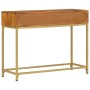 Mesa consola de madera maciza de acacia 100x35x76 cm de vidaXL, Mesas auxiliares - Ref: Foro24-286175, Precio: 141,23 €, Desc...