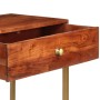 Mesa consola de madera maciza de acacia 100x35x76 cm de vidaXL, Mesas auxiliares - Ref: Foro24-286175, Precio: 141,23 €, Desc...