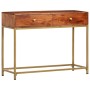 Mesa consola de madera maciza de acacia 100x35x76 cm de vidaXL, Mesas auxiliares - Ref: Foro24-286175, Precio: 141,23 €, Desc...