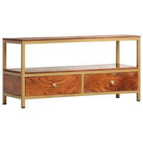 Aparador de madera maciza de acacia 90x30x45 cm de vidaXL, Aparadores - Ref: Foro24-286176, Precio: 147,99 €, Descuento: %