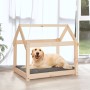 Hundebett aus massivem Kiefernholz 81x60x70 cm von vidaXL, Betten für Hunde - Ref: Foro24-822207, Preis: 55,99 €, Rabatt: %