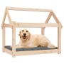 Cama para perros madera maciza de pino 81x60x70 cm de vidaXL, Camas para perros - Ref: Foro24-822207, Precio: 55,14 €, Descue...