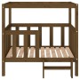 Cama perros madera maciza pino marrón miel 105,5x83,5x100 cm de vidaXL, Camas para perros - Ref: Foro24-822390, Precio: 105,9...