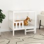 Dog bed solid white pine wood 95.5x73.5x900 cm by vidaXL, Beds for dogs - Ref: Foro24-822383, Price: 115,83 €, Discount: %