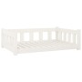 Dog bed solid white pine wood 95.5x65.5x28 cm by vidaXL, Beds for dogs - Ref: Foro24-832689, Price: 84,85 €, Discount: %