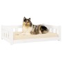 Dog bed solid white pine wood 95.5x65.5x28 cm by vidaXL, Beds for dogs - Ref: Foro24-832689, Price: 84,85 €, Discount: %