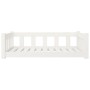 Dog bed solid white pine wood 95.5x65.5x28 cm by vidaXL, Beds for dogs - Ref: Foro24-832689, Price: 84,85 €, Discount: %