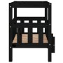 Cama para perros madera maciza de pino negro 65,5x43x70 cm de vidaXL, Camas para perros - Ref: Foro24-822376, Precio: 65,74 €...