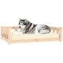 Dog bed solid pine wood 105.5x75.5x28 cm by vidaXL, Beds for dogs - Ref: Foro24-832693, Price: 86,87 €, Discount: %