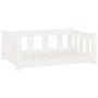 Cama para perros madera maciza de pino blanca 75,5x55,5x28 cm de vidaXL, Camas para perros - Ref: Foro24-833254, Precio: 56,9...