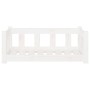 Cama para perros madera maciza de pino blanca 75,5x55,5x28 cm de vidaXL, Camas para perros - Ref: Foro24-833254, Precio: 56,9...