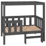 Dog bed solid gray pine wood 95.5x73.5x90 cm by vidaXL, Beds for dogs - Ref: Foro24-822384, Price: 100,81 €, Discount: %