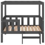 Dog bed solid gray pine wood 95.5x73.5x90 cm by vidaXL, Beds for dogs - Ref: Foro24-822384, Price: 100,81 €, Discount: %