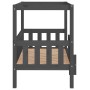 Dog bed solid gray pine wood 95.5x73.5x90 cm by vidaXL, Beds for dogs - Ref: Foro24-822384, Price: 100,81 €, Discount: %