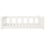 Dog bed solid white pine wood 95.5x65.5x28 cm by vidaXL, Beds for dogs - Ref: Foro24-833256, Price: 69,32 €, Discount: %