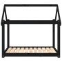 Cama para perros madera maciza de pino negro 101x70x90 cm de vidaXL, Camas para perros - Ref: Foro24-822216, Precio: 64,99 €,...