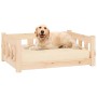 Hundebett aus massivem Kiefernholz, 75,5 x 55,5 x 28 cm von vidaXL, Betten für Hunde - Ref: Foro24-833253, Preis: 58,99 €, Ra...