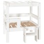 Solid white pine wood dog bed 55.5x53.5x60 cm by vidaXL, Beds for dogs - Ref: Foro24-822368, Price: 65,99 €, Discount: %