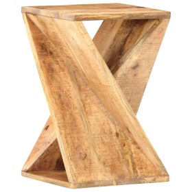 Mesa auxiliar de madera maciza de mango 35x35x55 cm de vidaXL, Mesas auxiliares - Ref: Foro24-286183, Precio: 104,23 €, Descu...