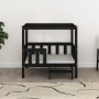 Cama para perros madera maciza de pino negro 95,5x73,5x90 cm de vidaXL, Camas para perros - Ref: Foro24-822386, Precio: 95,26...