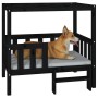 Cama para perros madera maciza de pino negro 95,5x73,5x90 cm de vidaXL, Camas para perros - Ref: Foro24-822386, Precio: 95,26...