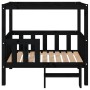 Cama para perros madera maciza de pino negro 95,5x73,5x90 cm de vidaXL, Camas para perros - Ref: Foro24-822386, Precio: 95,26...