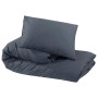 Anthracite light microfiber duvet cover set 140x200 cm by vidaXL, Duvet covers - Ref: Foro24-135946, Price: 18,99 €, Discount: %