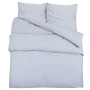 Leichtes Mikrofaser-Duvet-Set grau 135x200 cm von vidaXL, Bettbezüge - Ref: Foro24-135958, Preis: 21,99 €, Rabatt: %