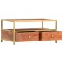 Mesa de centro de madera maciza de acacia 90x50x40 cm de vidaXL, Mesas de centro - Ref: Foro24-286187, Precio: 168,70 €, Desc...