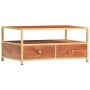 Mesa de centro de madera maciza de acacia 90x50x40 cm de vidaXL, Mesas de centro - Ref: Foro24-286187, Precio: 168,70 €, Desc...