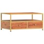 Mesa de centro de madera maciza de acacia 90x50x40 cm de vidaXL, Mesas de centro - Ref: Foro24-286187, Precio: 168,70 €, Desc...