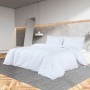 Lightweight white microfiber duvet cover set 135x200 cm by vidaXL, Duvet covers - Ref: Foro24-136022, Price: 21,94 €, Discoun...