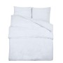 Lightweight white microfiber duvet cover set 135x200 cm by vidaXL, Duvet covers - Ref: Foro24-136022, Price: 21,94 €, Discoun...