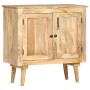 Aparador de madera maciza de mango 75x35x75 cm de vidaXL, Aparadores - Ref: Foro24-286240, Precio: 221,95 €, Descuento: %