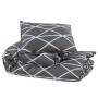 Gray cotton duvet cover set 135x200 cm by vidaXL, Duvet covers - Ref: Foro24-136054, Price: 35,03 €, Discount: %