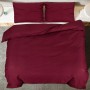 Burgundy light microfiber duvet cover set 140x200 cm by vidaXL, Duvet covers - Ref: Foro24-136033, Price: 18,31 €, Discount: %