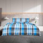 Blue and gray cotton duvet cover set 200x200 cm by vidaXL, Duvet covers - Ref: Foro24-136063, Price: 30,78 €, Discount: %