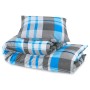 Blue and gray cotton duvet cover set 200x200 cm by vidaXL, Duvet covers - Ref: Foro24-136063, Price: 30,78 €, Discount: %