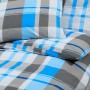 Blue and gray cotton duvet cover set 200x200 cm by vidaXL, Duvet covers - Ref: Foro24-136063, Price: 30,78 €, Discount: %