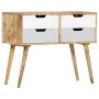 Solid mango wood sideboard 85x40x71 cm by vidaXL, Sideboards - Ref: Foro24-286241, Price: 131,01 €, Discount: %