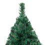 Beleuchteter Weihnachtsbaum mit Lichtern und grünen Kugeln 240 cm von vidaXL, Weihnachtsbäume - Ref: Foro24-3077538, Preis: 1...