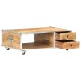 Solid raw mango wood coffee table 89x59x33 cm by vidaXL, Coffee table - Ref: Foro24-323408, Price: 141,99 €, Discount: %